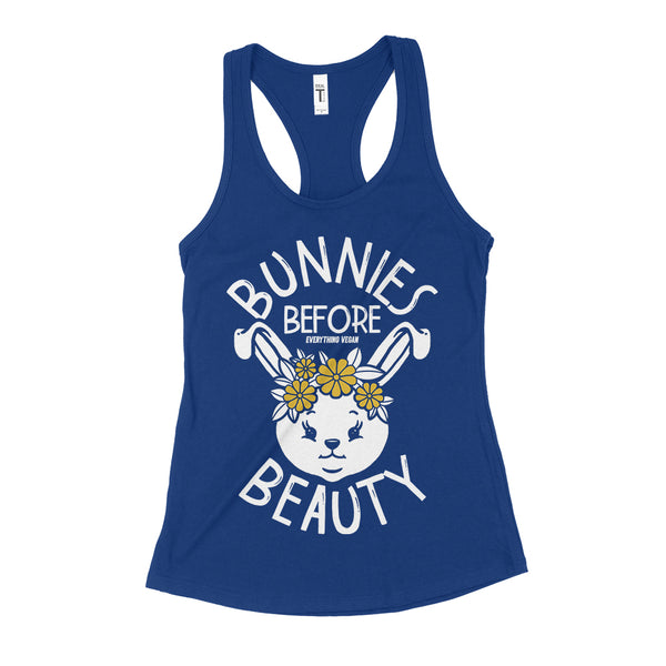 Bunnies Before Beauty Vegan Tank Top