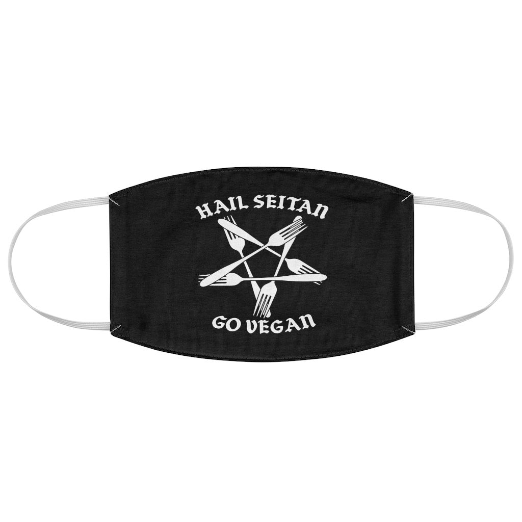 Hail Seitan Go Vegan Face Mask