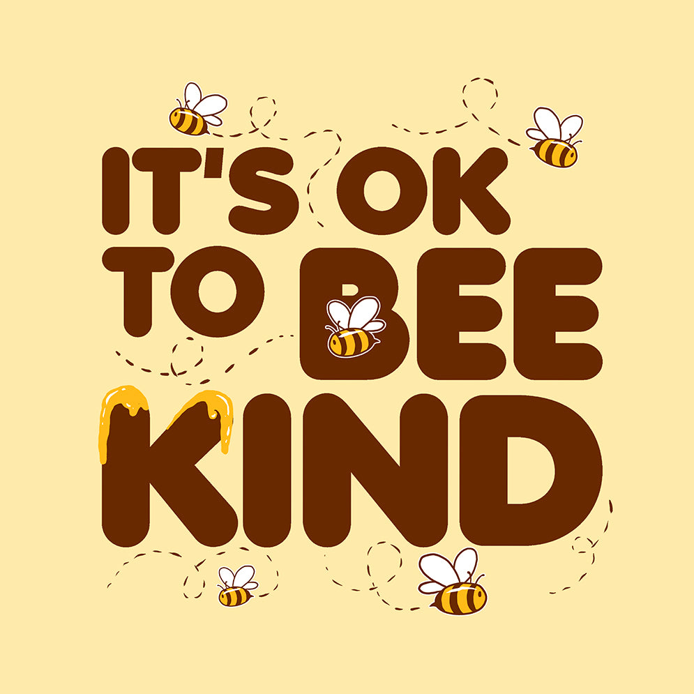 Its ok to bee kind vegan tote