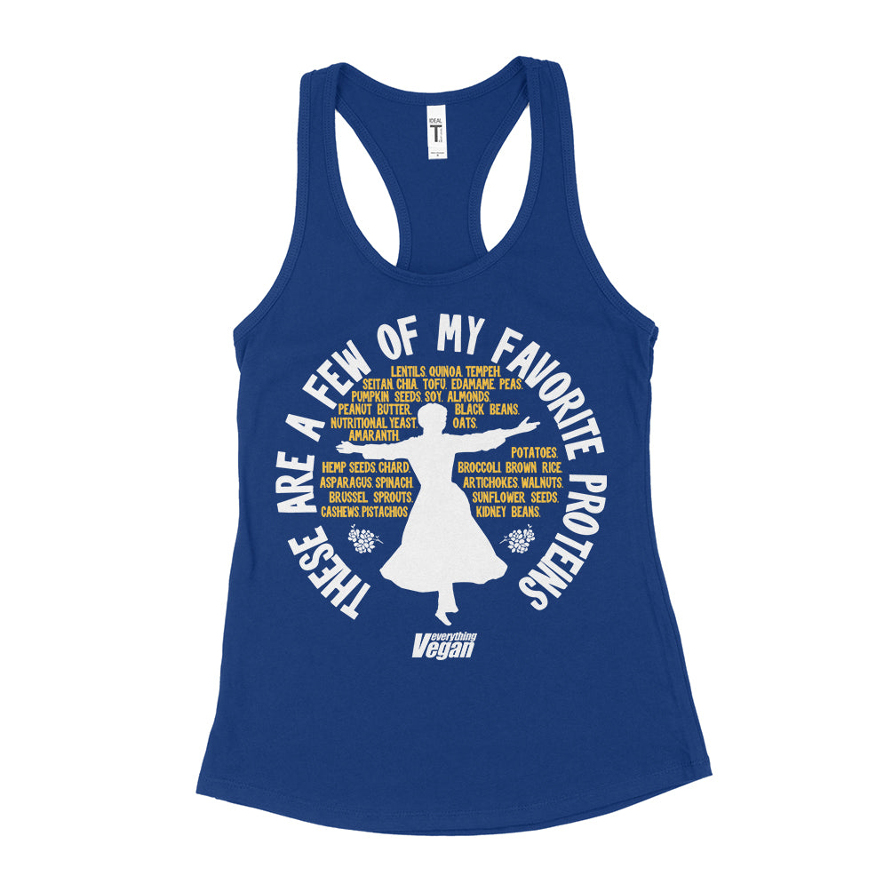 These Are A Few Of My Favorite Proteins Vegan Tank Top Womens