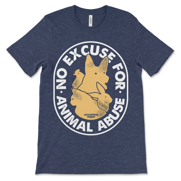 No Excuse For Animal Abuse Shirt