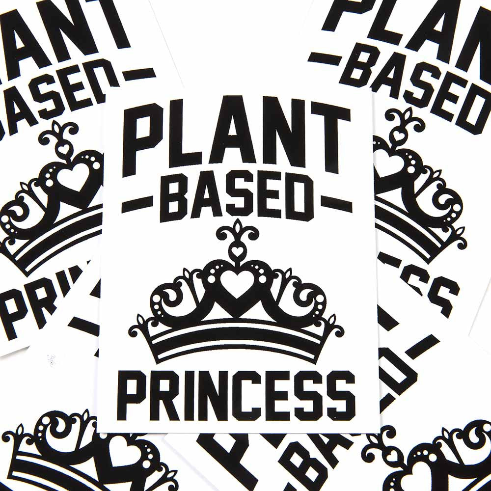 'Plant Based Princess' Sticker