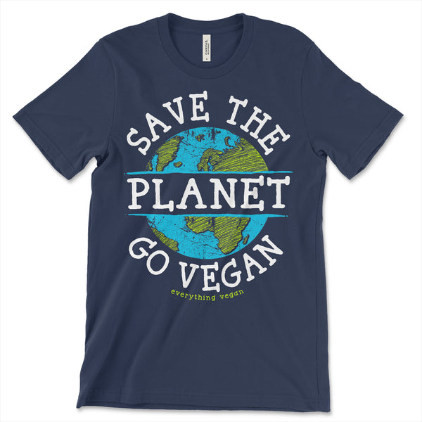 Save the Planet Go Vegan Shirt
