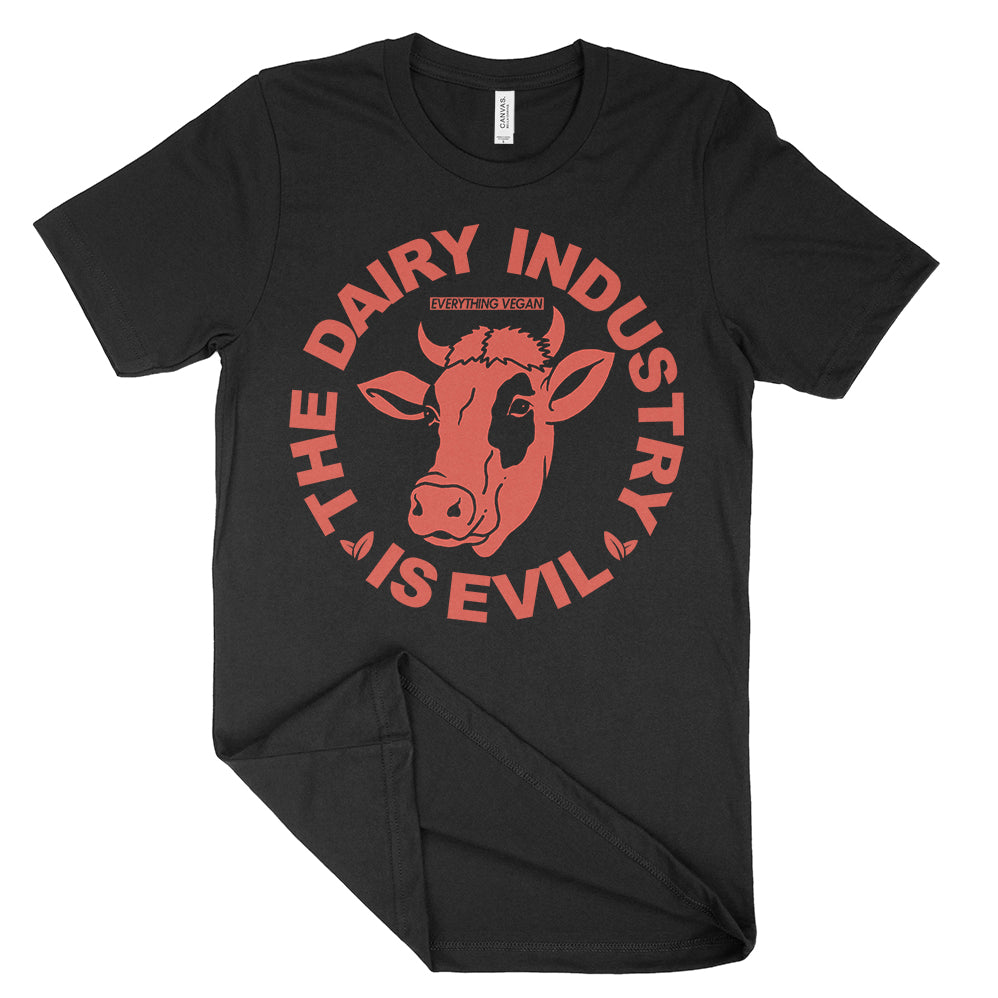 The Dairy Industry Is Evil Shirt Animal Rights