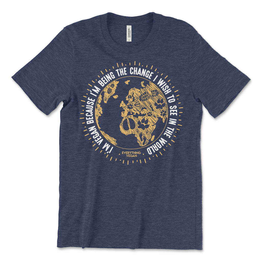 Vegan Change The World Shirt