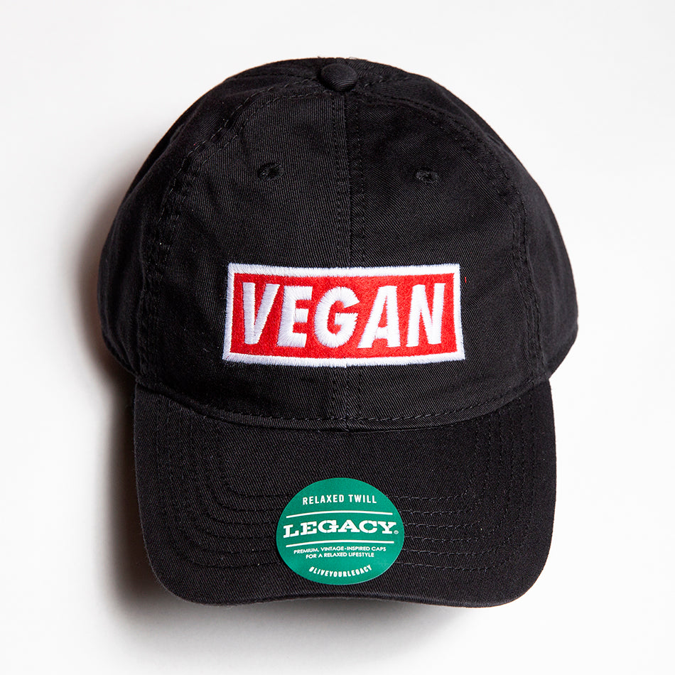 vegan hat black