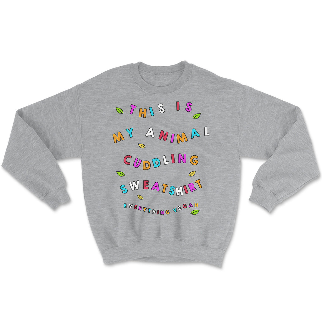 Animal Cuddling Sweatshirts