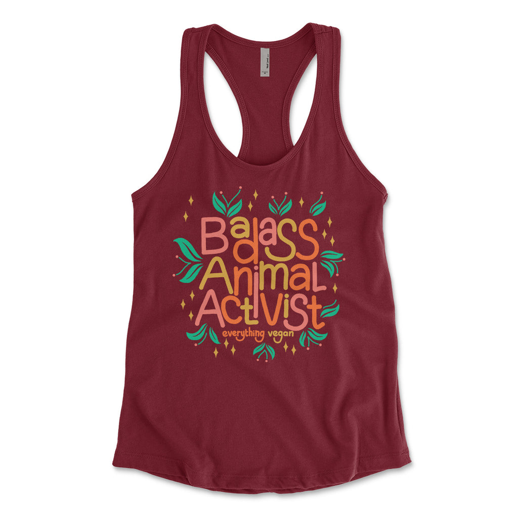 Badass Animal Activist Womens Tank