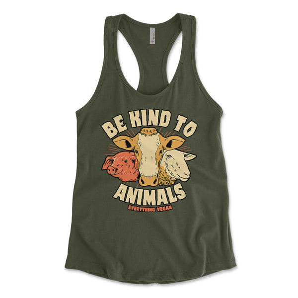 Be Kind To Animals Women's Tank Tops
