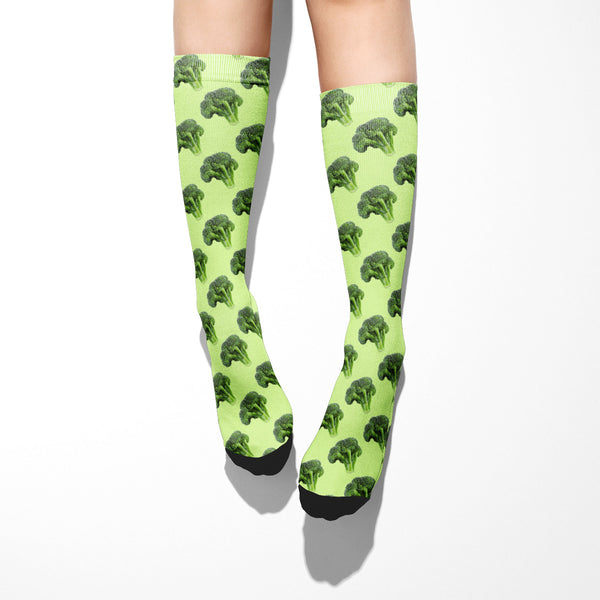 Broccoli Calf Socks