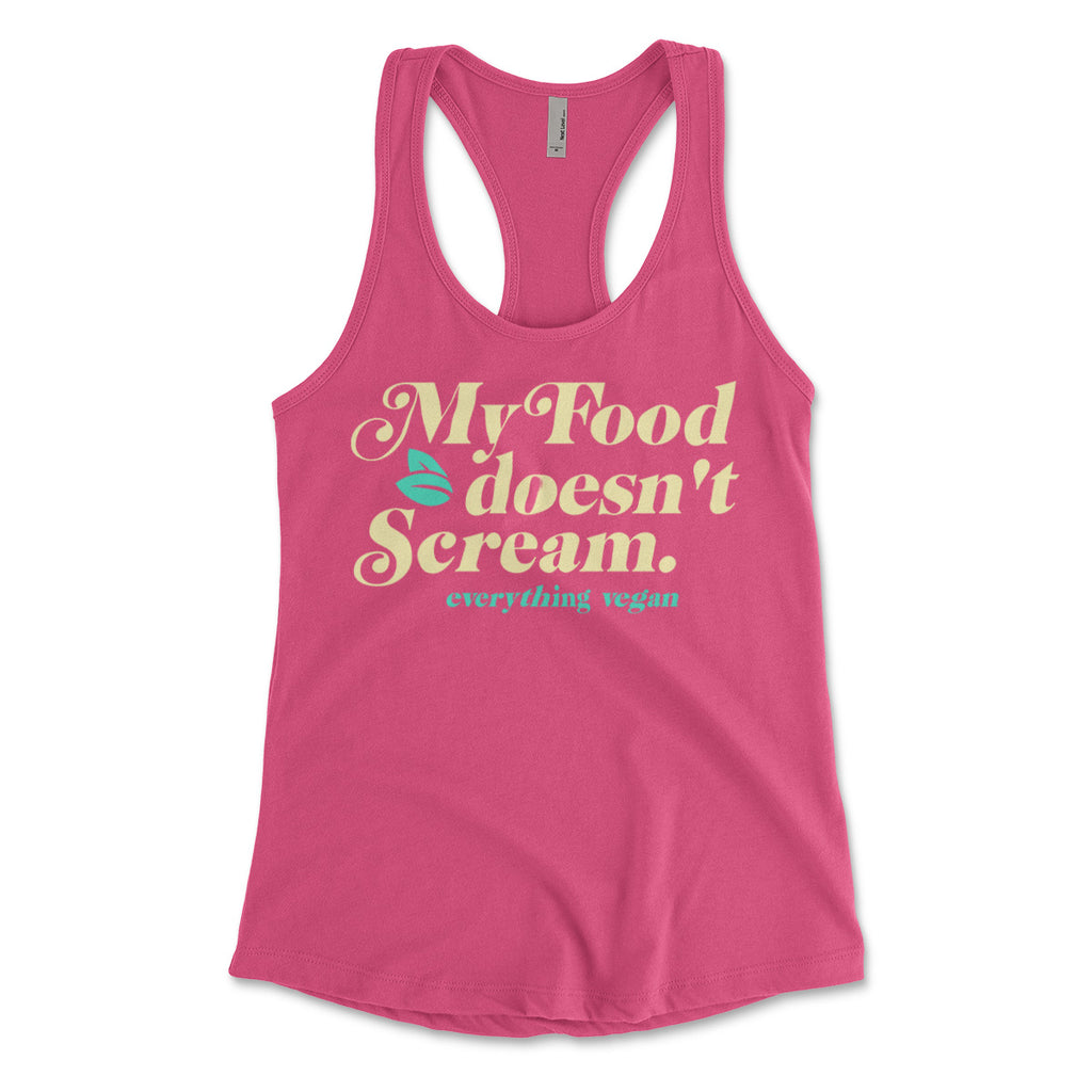 My Food Doesn't Scream Tank Top