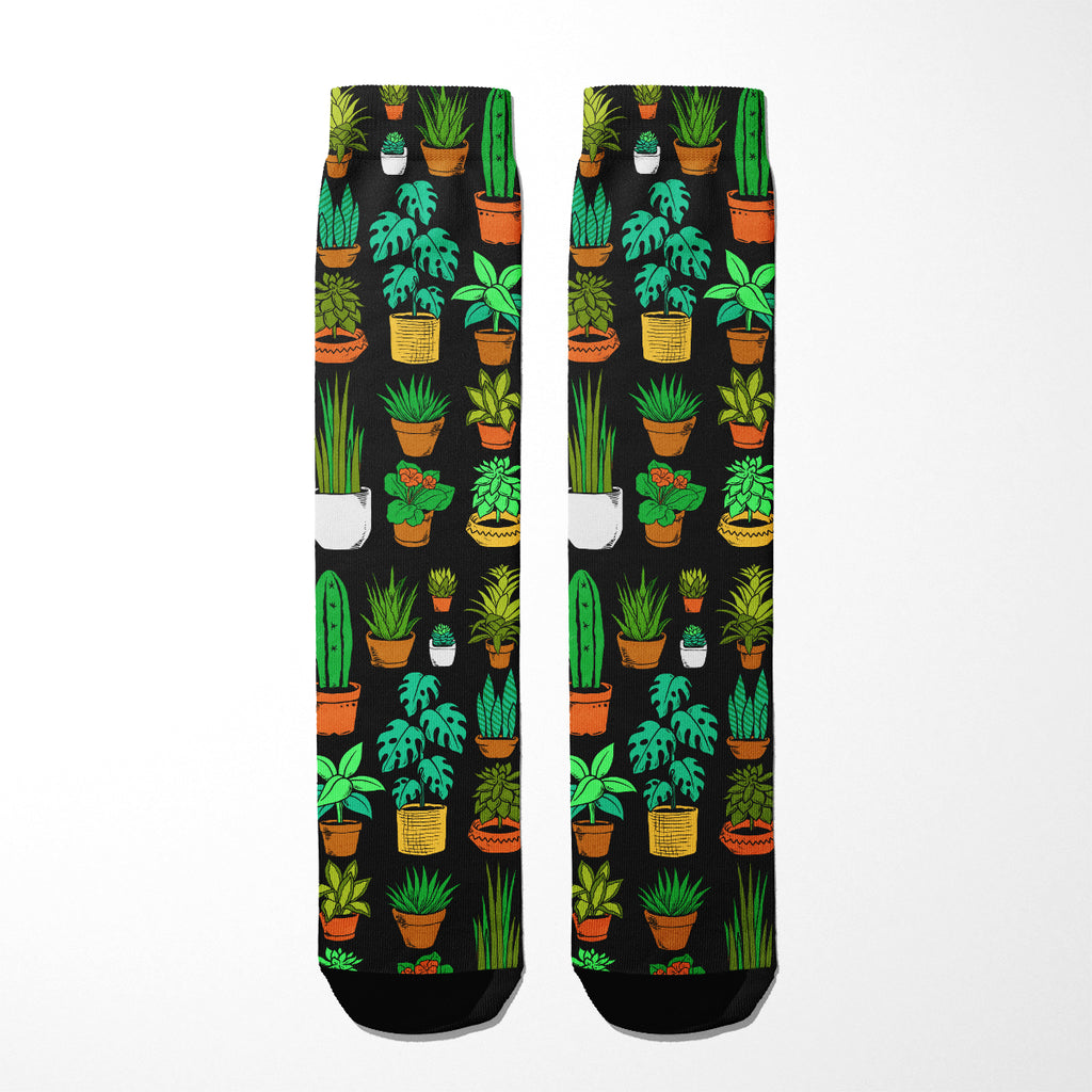 Plant Pattern Socks