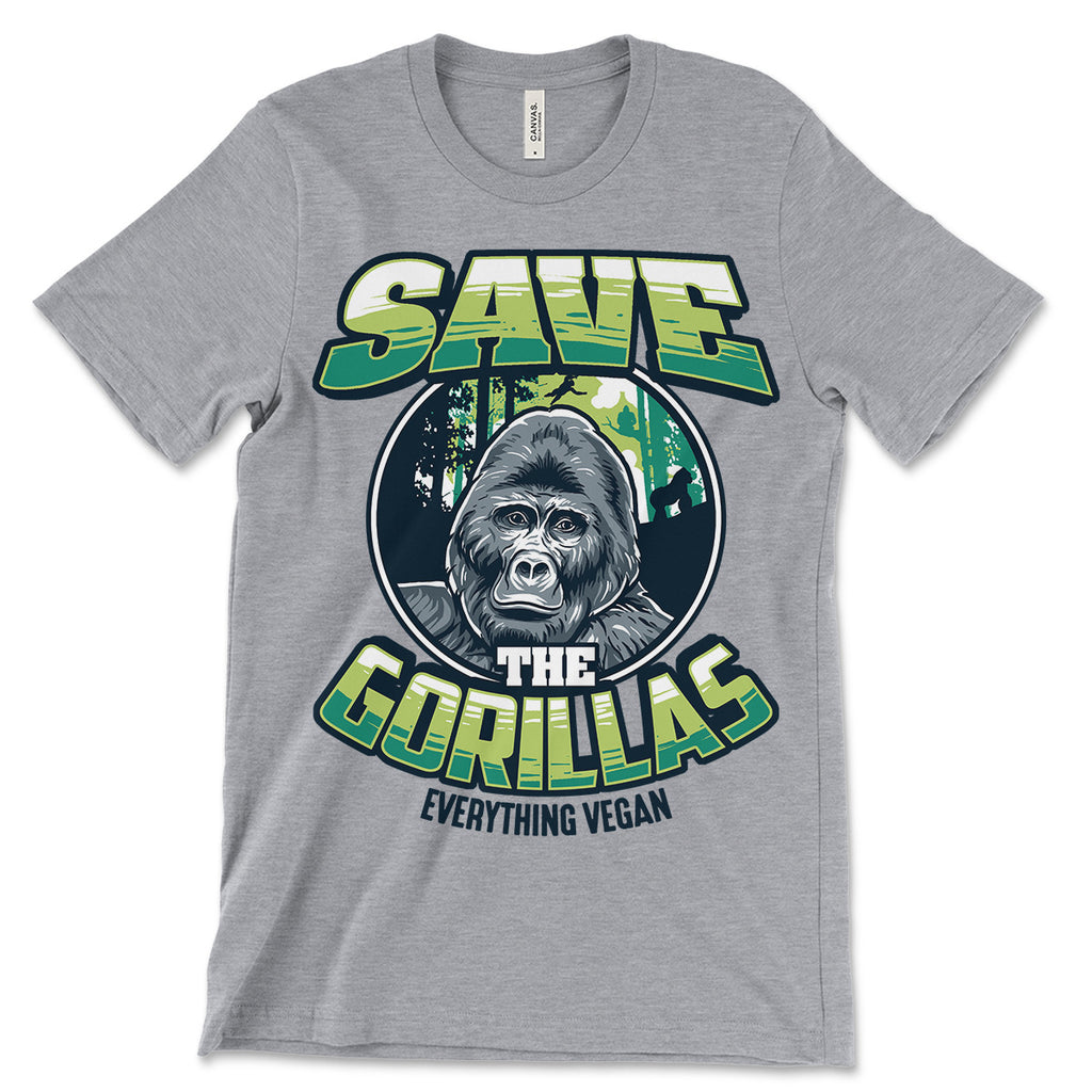 Save The Gorillas Tee Shirt