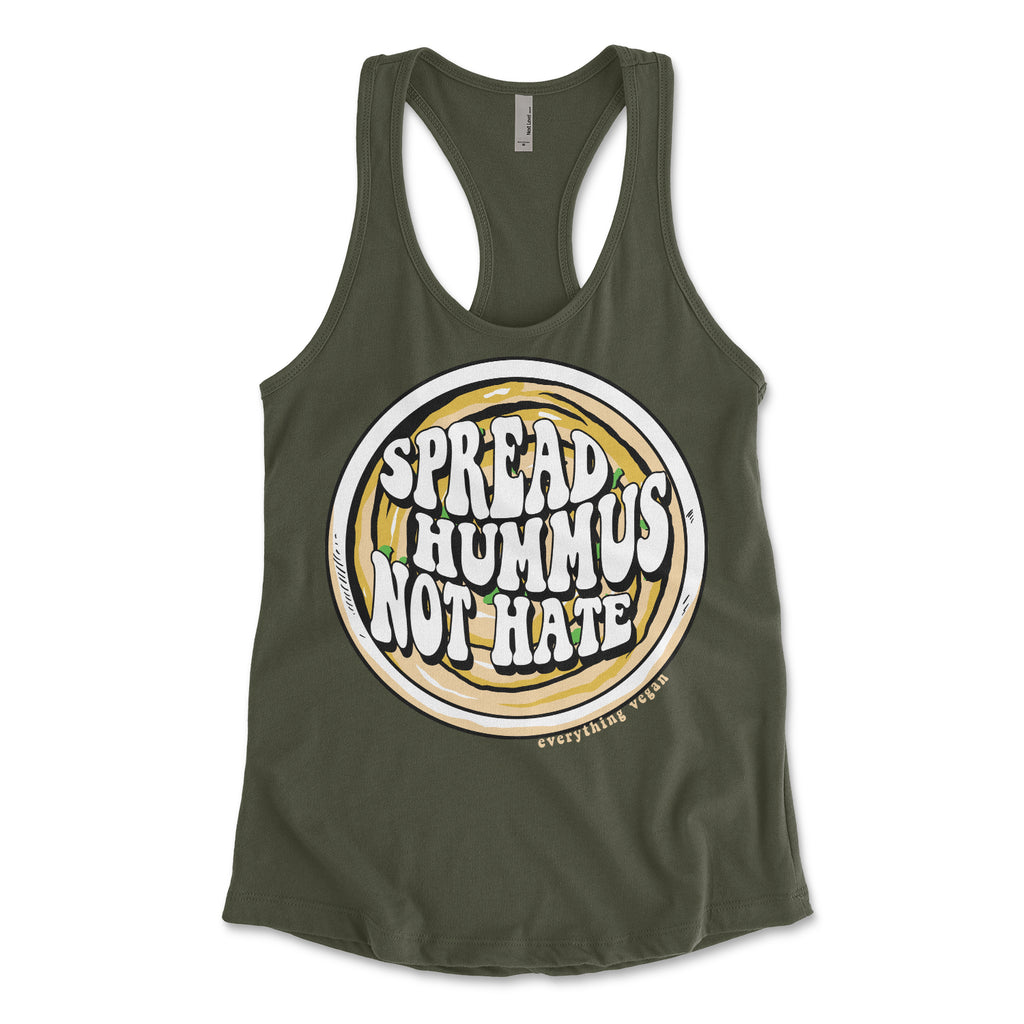 Spread Hummus Not Hate Women's Tank