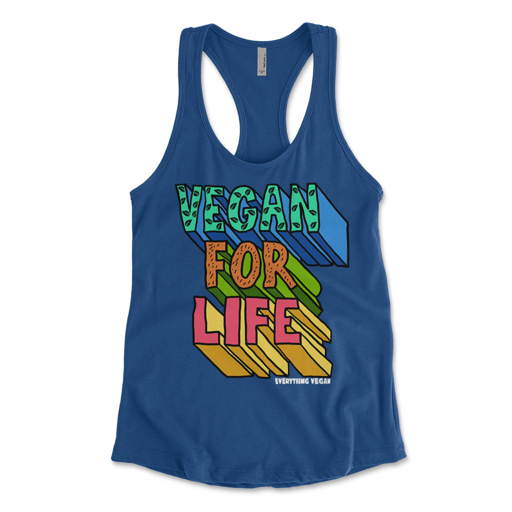 Vegan For Life Women's Tank Tops