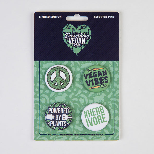 vegan pins