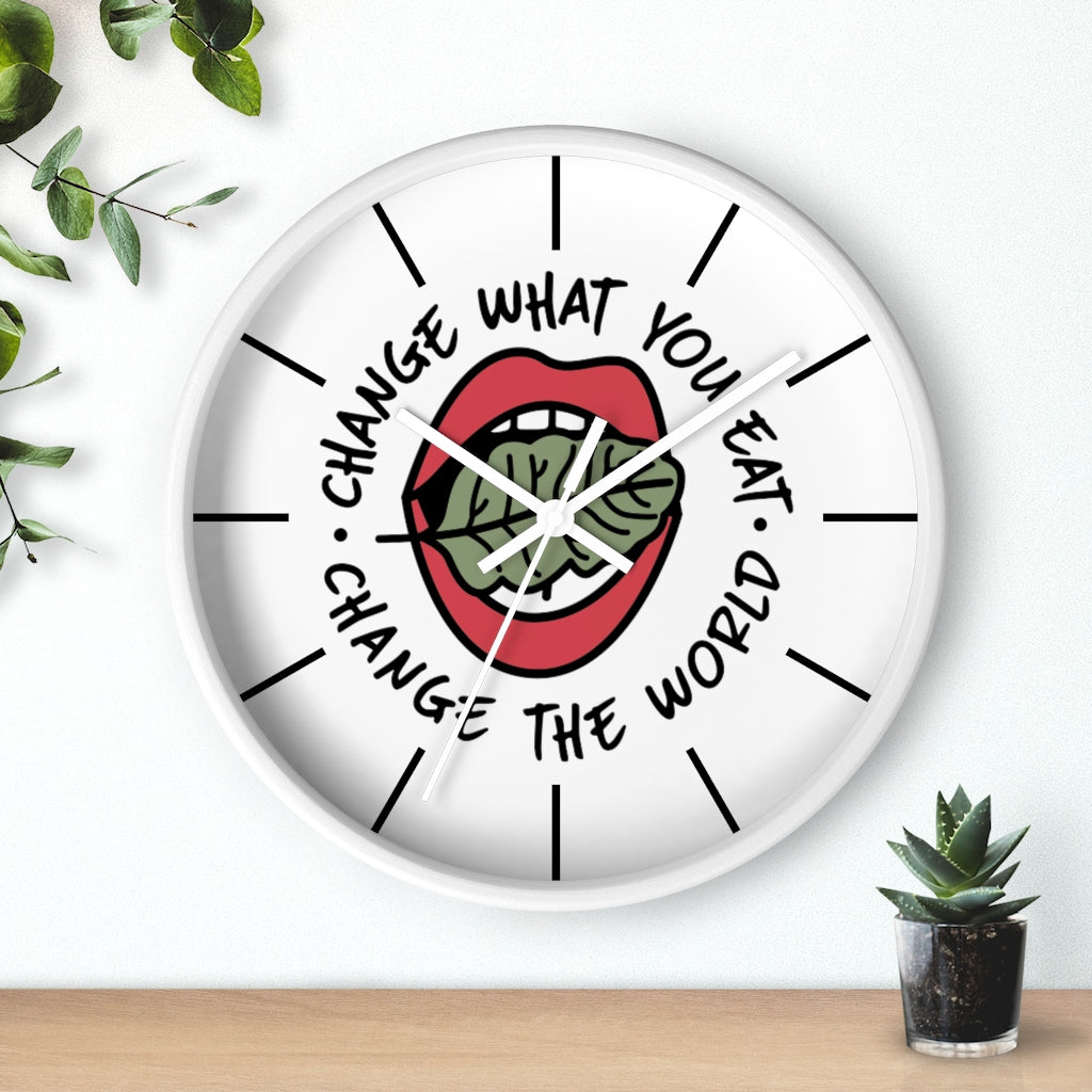 vegan clock