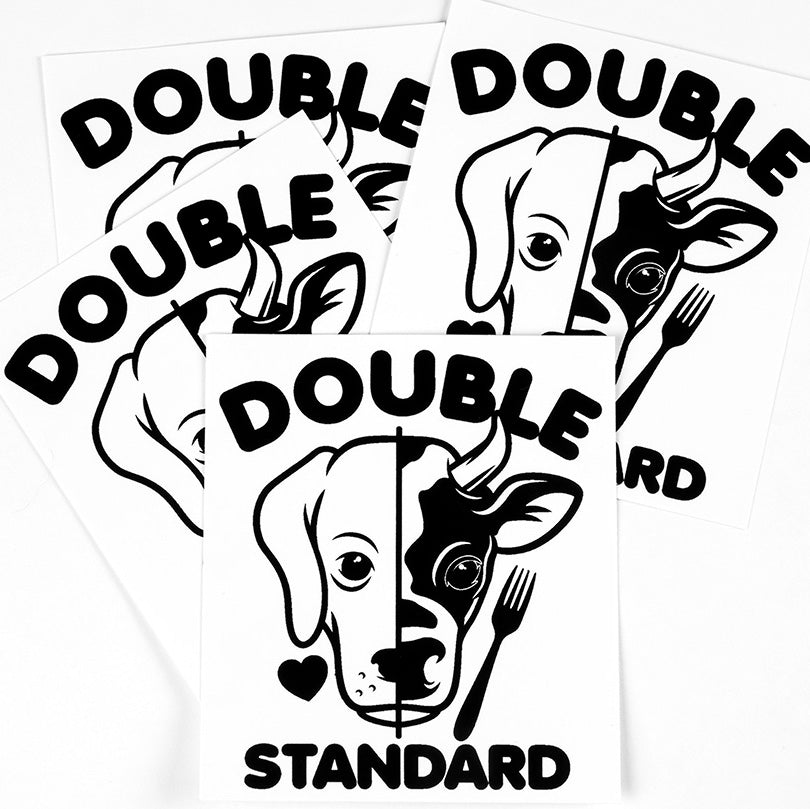 'Double Standard' Sticker