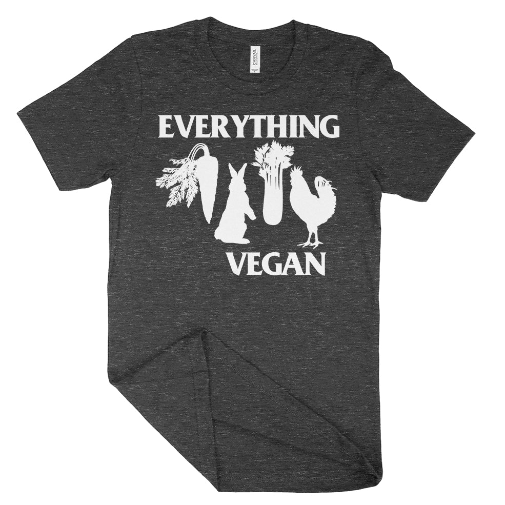 Everything Vegan Black Flag Shirt Parody