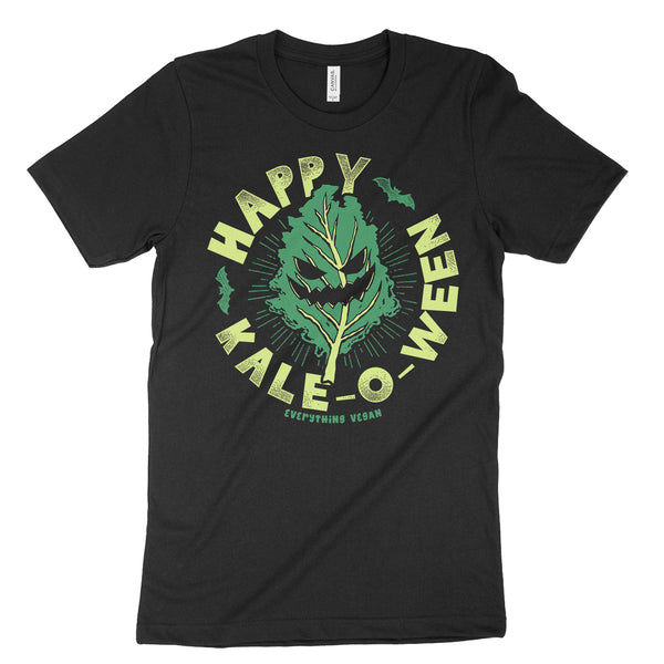 Happy Kaleoween Vegan Halloween Shirt