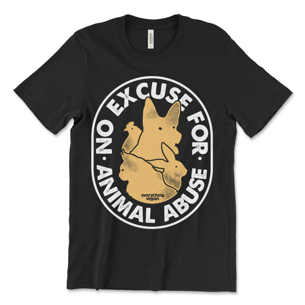 No Excuse For Animal Abuse T-Shirt