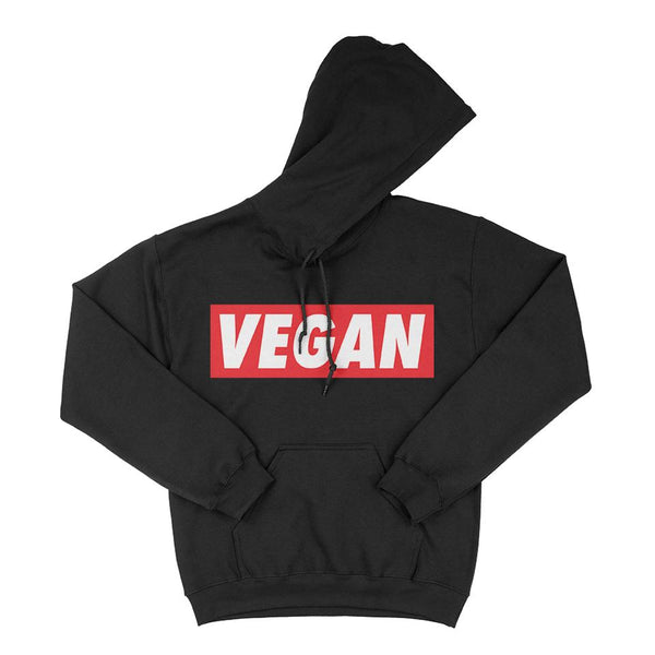 Vegan Supreme Hoodie Black
