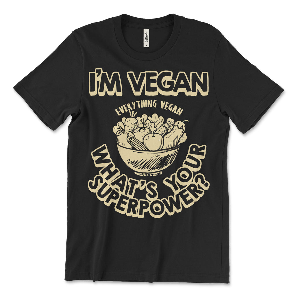 Vegan Super Power T Shirt