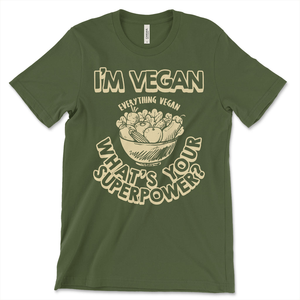 Vegan Superpower T Shirt