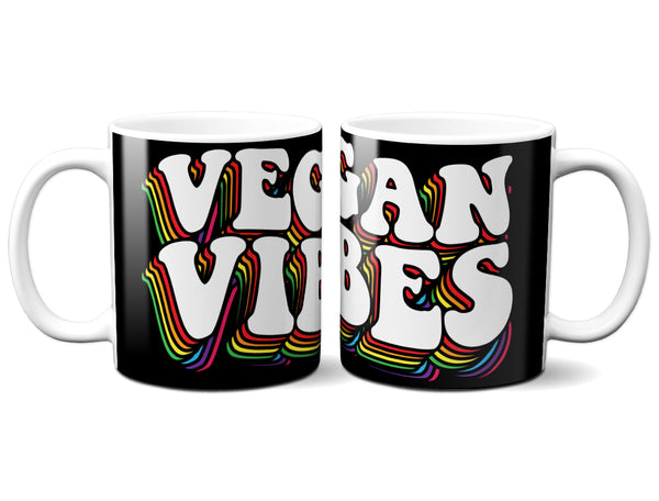 vegan vibes coffee mug