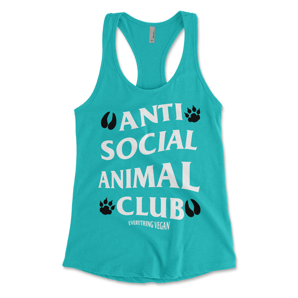 Anti Social Animal Club Womens Tank Tops