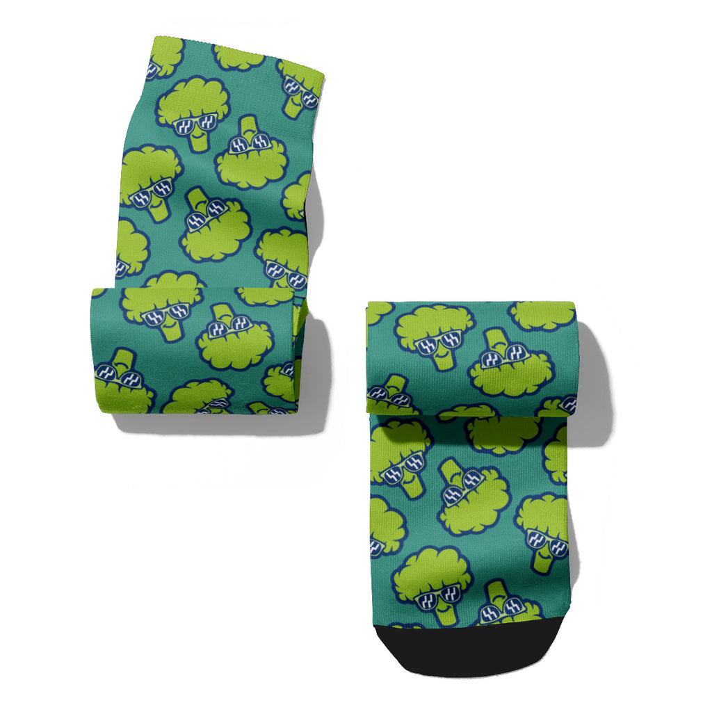 Cool Broccoli Crew Socks