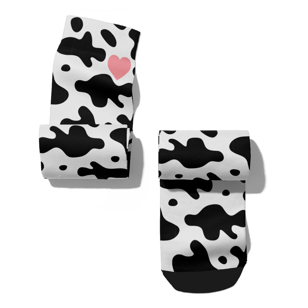 Cow Pattern Crew Socks