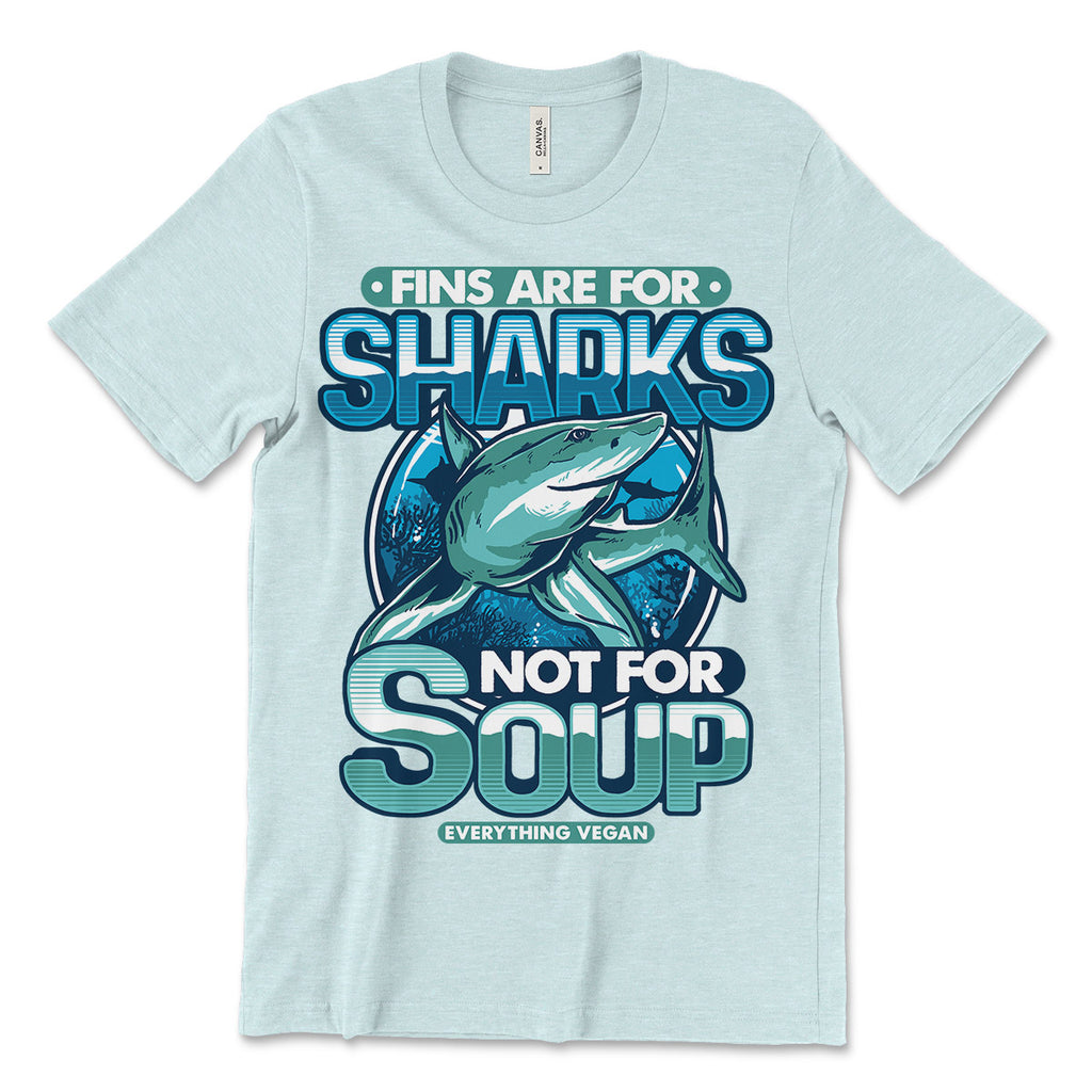 Fins Are For Sharks T Shirt 