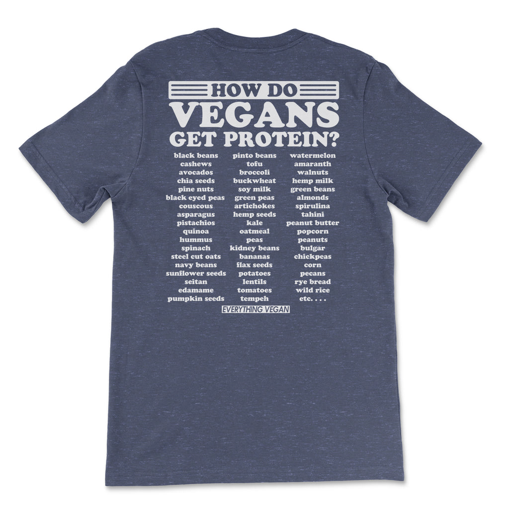 How Do Vegans Get Protein Tee Shirt