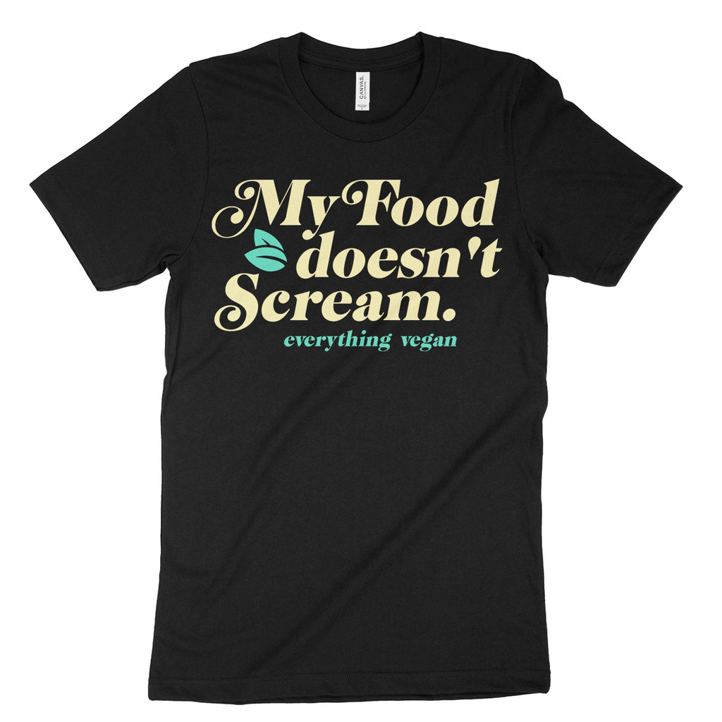My Food Doens't Scream Shirt