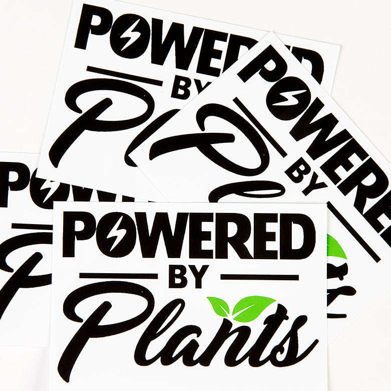 'Powered By Plant' Sticker