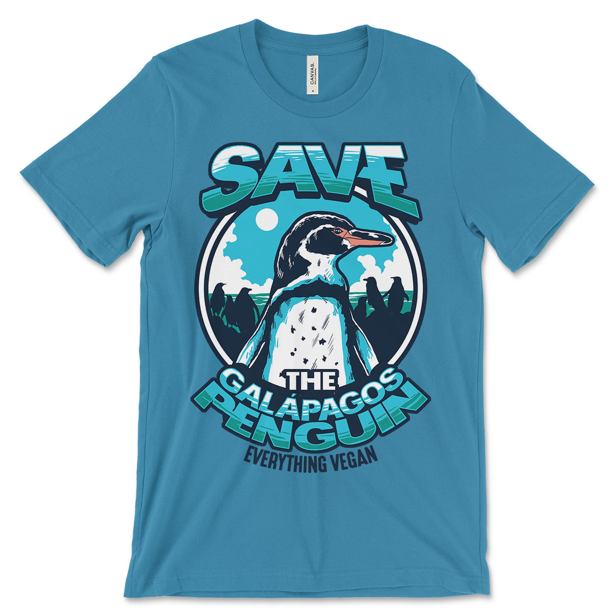 80s Galapagos Island Penguin Pinguino t-shirt Medium - The