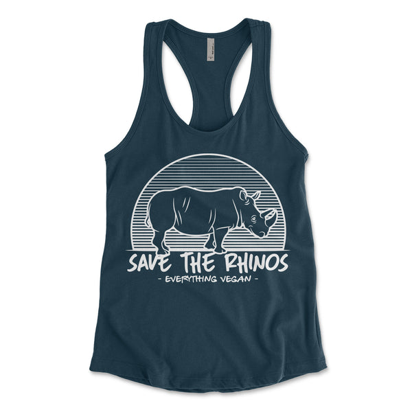 Save The Rhinos Women's Tank Top