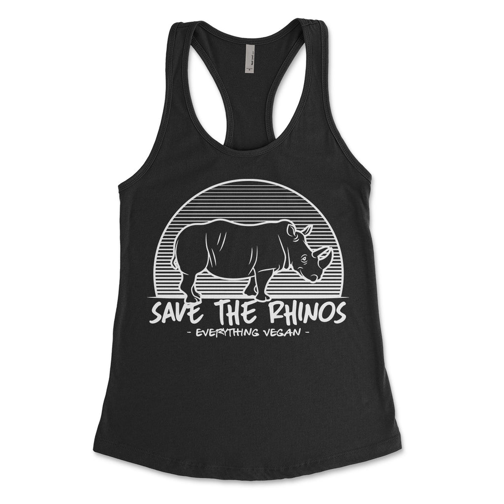 Save The Rhinos Women's Tank Tops