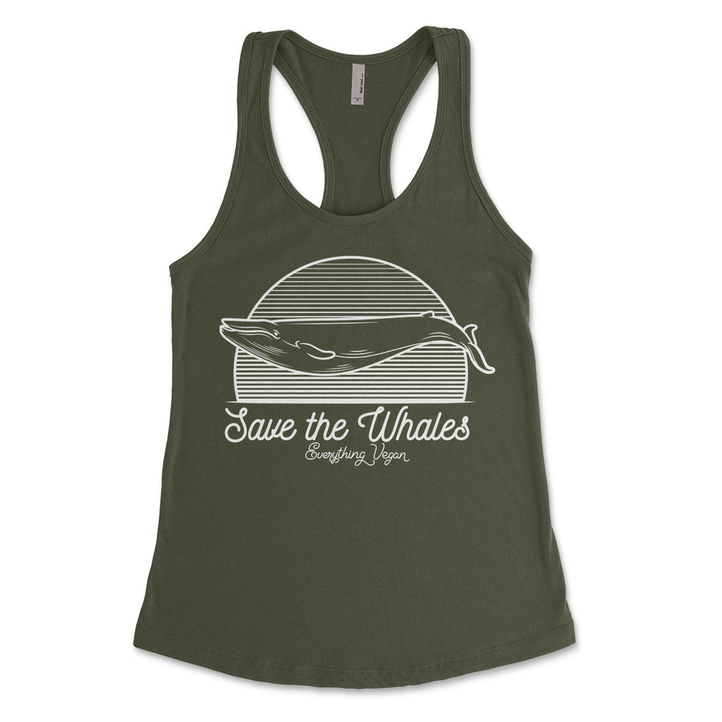 Save The Whales Women's Tank Tops