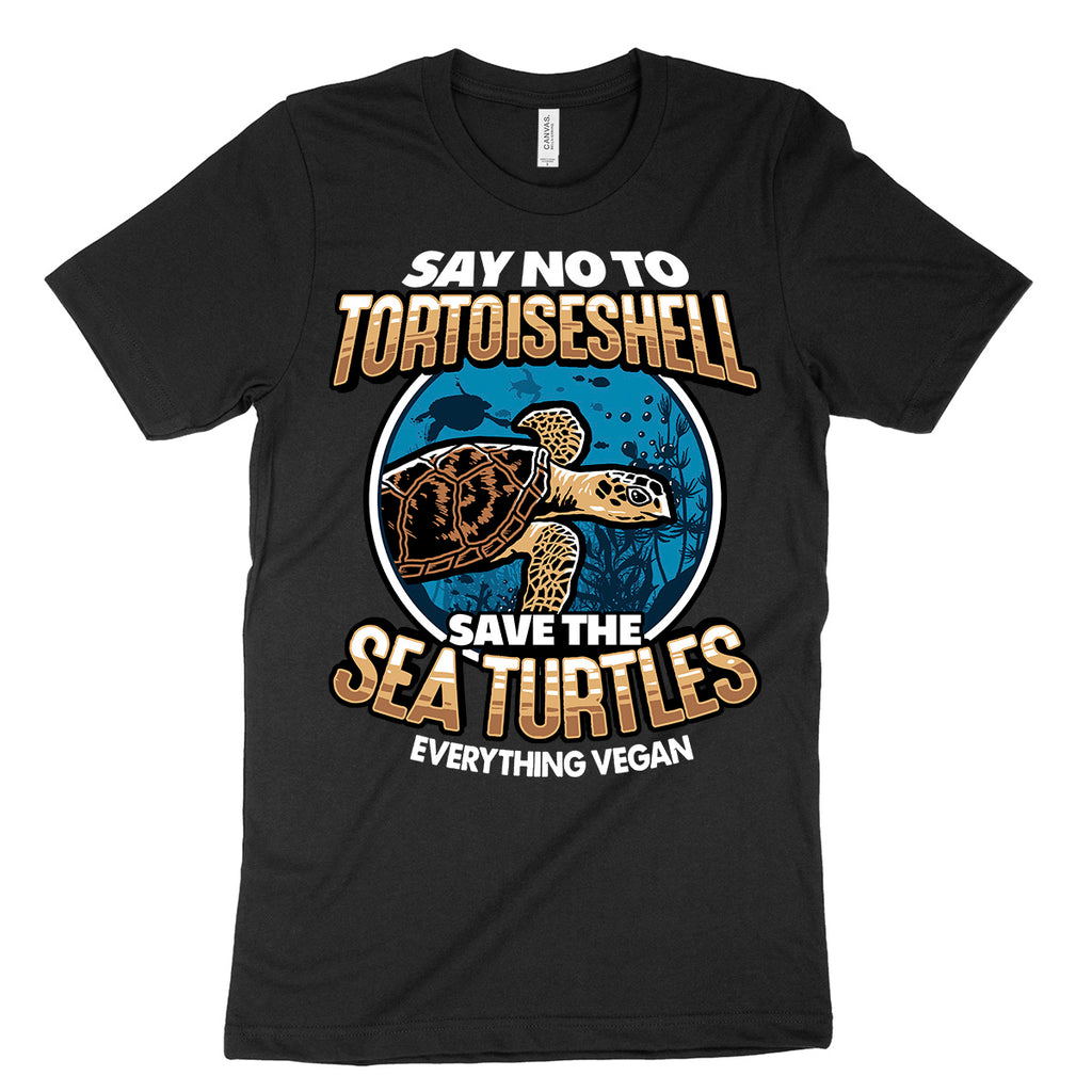 Say No To Tortoiseshell Save The Sea Turtles Tee Shirt