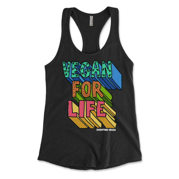 Vegan For Life Women's Tank Top