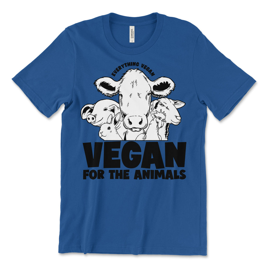 Vegan For The Animals Tee Shirt