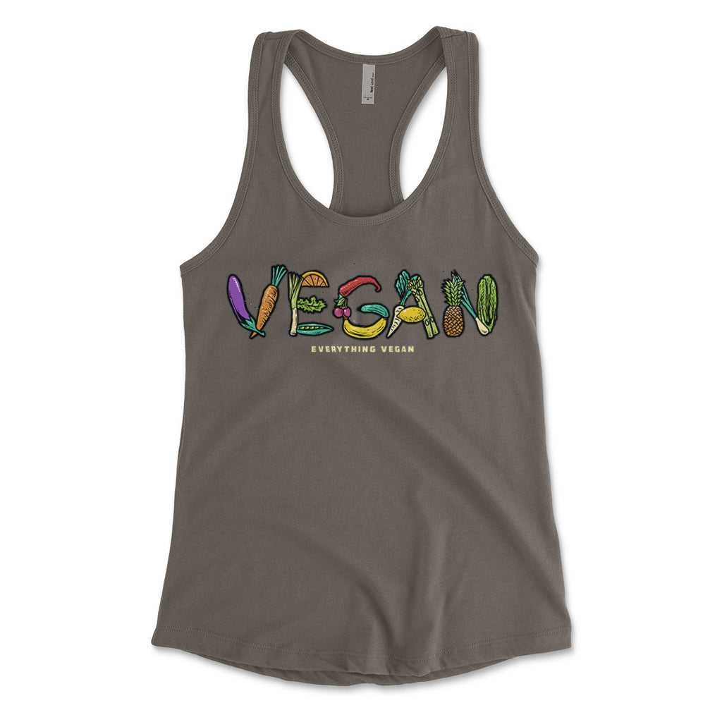 Vegan Fruits And Veggies Women's Tank Top
