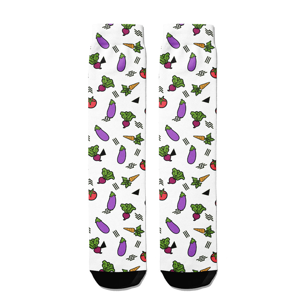 Veggie Pattern Socks